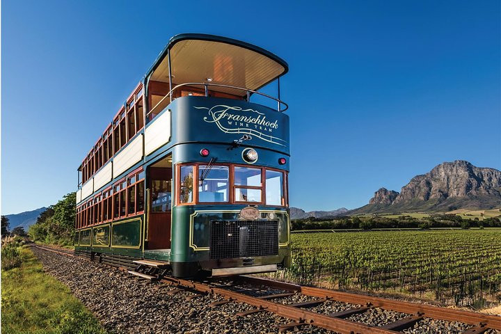 Full day Franschhoek hop on hop wine Tram tour from Cape Town