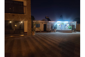 outside